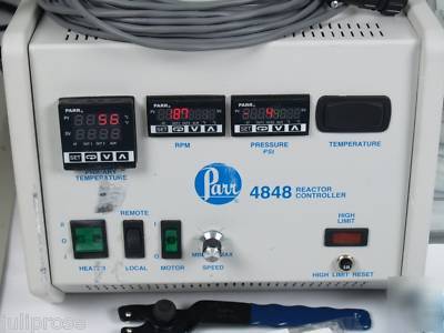 Parr instruments 4575 ht/hp reactor w/ 4848 controller