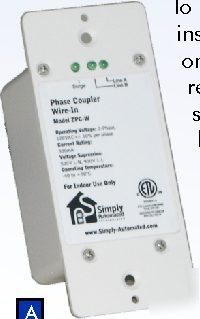 Upb simply automated #zpciw wire in phase coupler