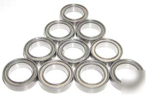 10 slim/thin section bearing 6801-2TS 12X21X5 teflon