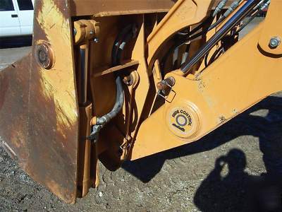 2006 case 580 super m 580SM backhoe 4-1 bkt a/c e-stick