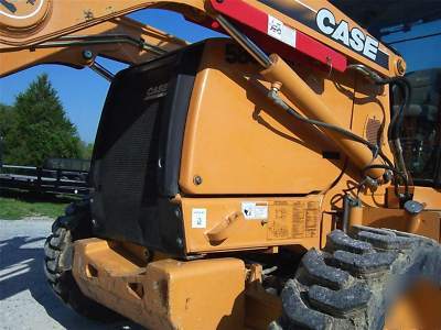 2006 case 580 super m 580SM backhoe 4-1 bkt a/c e-stick