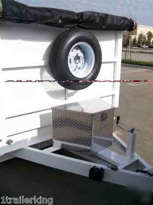 Contractor foreclosure cleanup landscape dump trailer 