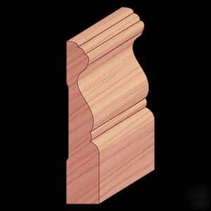 Fj pine paint grade 3 1/4 beaded base molding moulding