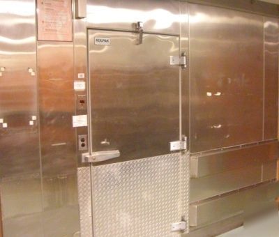 Kolpak combi walk in cooler & freezer, 11' x 16' x 8'