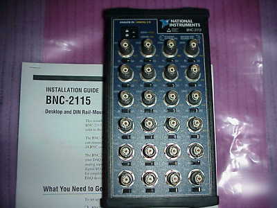National instruments bnc-2115; shielded connector block