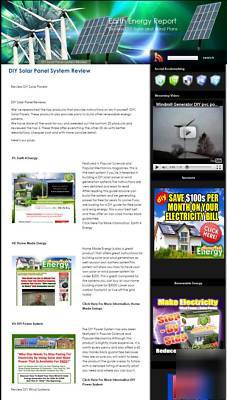 New re able solar wind energy review website business