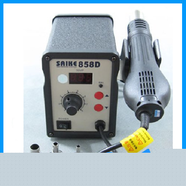 New saike 858D rework desoldering station hot air tool 