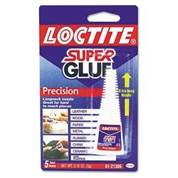 New super glue adhesive in clog free bottle, .18 oz....