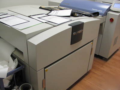 Screen 4300E plate maker with autoloader