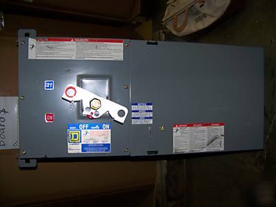 Square d PTMA36600GNV bus plug 600AMP switch disconnect