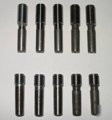 Ten (10) plug thread gage set~3/8