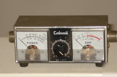 Calrad 65-287 dual meter power/swr, works great; japan