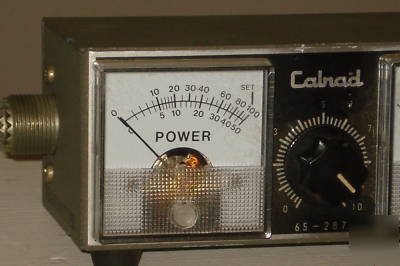 Calrad 65-287 dual meter power/swr, works great; japan