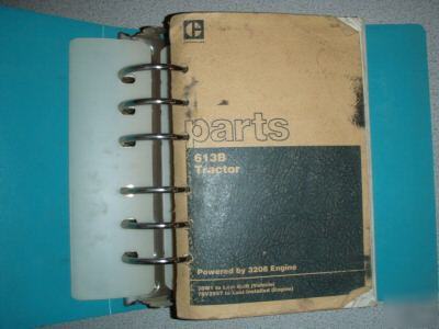 Caterpillar cat 613B wheel tractor-scraper parts book