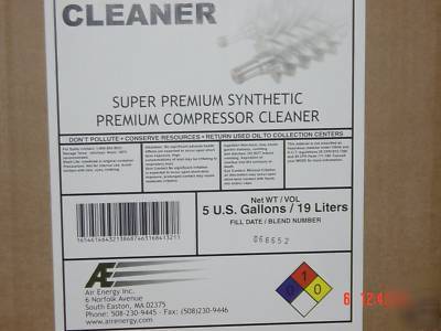 Compressor cleaner concentrate