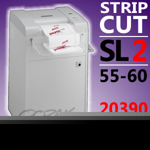 Dahle high capacity strip-cut paper shredder - #20390