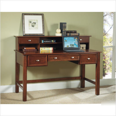 Home styles hanover executive desk and hutch set