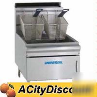 Imperial counter top 25LB gas deep fat fryer ifst-25
