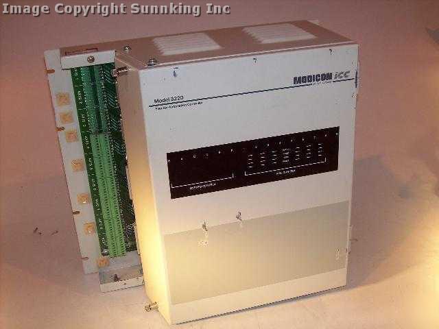 Modicon 3220 automation controller plc chassis w/ board