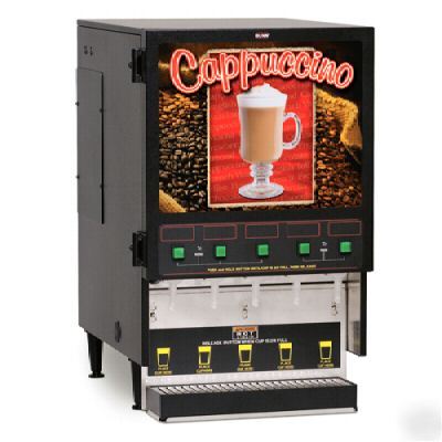New cappuccino machine bunn fmd-5 powder dispense 