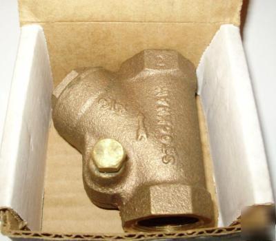 New in box stockham 3/4 inch bronze 200 cwp check valve