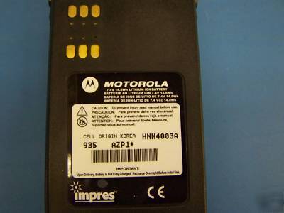 New motorola HNN4003 radio battery HT750 HT1250 HT1550 