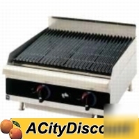 New star-max 15IN lava rock gas char-broiler grill
