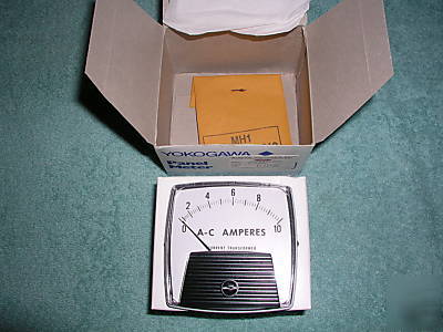 New yokogawa 250-340-lsmt analog panel meter ac amps