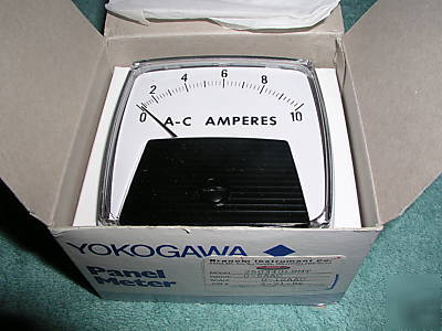 New yokogawa 250-340-lsmt analog panel meter ac amps
