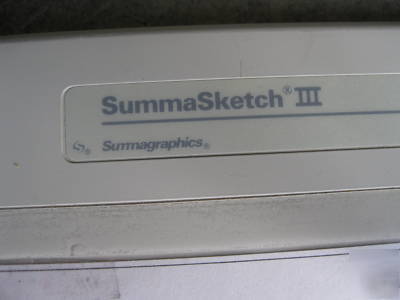 Summasketch iii professional digitizer summa sketch