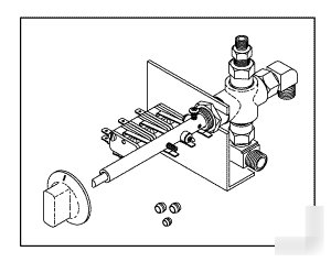Tuttnauer valueklave short shaft valve assembly 