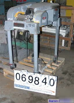 Used:fitzpatrick fitzmill model DASO6, stainless steel.