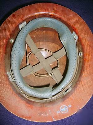 Vintage msa skull guard u.s. steel hard hat