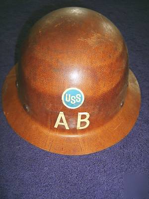 Vintage msa skull guard u.s. steel hard hat