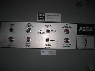 Asco 600 a amp transfer switch ats E436360097XC 480V