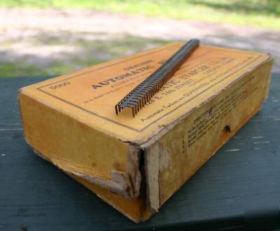 Automatic stapler co. box staples # 751 upholstery ?