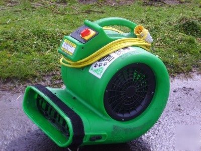 B air grizzly dryer drier carpet snail fan blower 110V