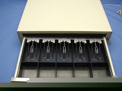 Cash drawer ep-127 register pos system - key & slots