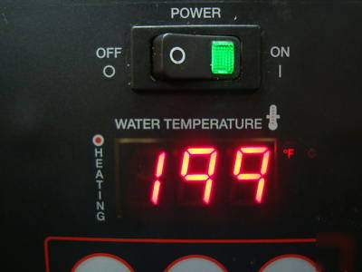 Hatco 208V atmospheric hot water heater + dispenser awd