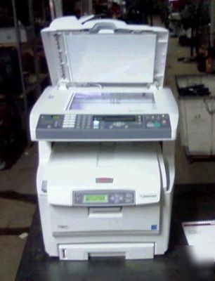 Okidata C5550 mfp color copier w/ toner & cartridges 