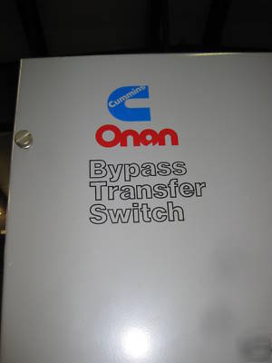 Onan 1200 a amp bypass transfer switch ats 480V bt 1200