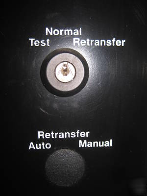 Onan 1200 a amp bypass transfer switch ats 480V bt 1200