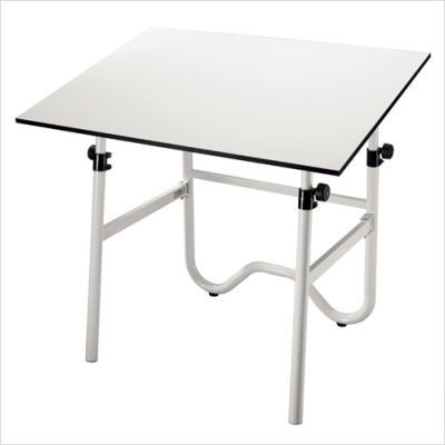 Onyx drafting table base color: white, 30 