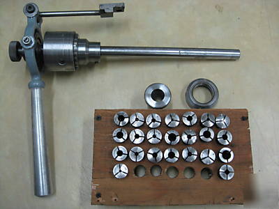 Original south bend 9 lathe handlever collet attachment