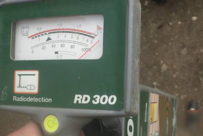 Radiodetection rd 300 drain locator cat with sonde used