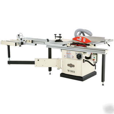 Shop foxÂ® W1811 5HP 1PH 5FT sliding table saw