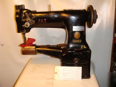 Singer 153W102 cylinder bed compound feed sewing mach.