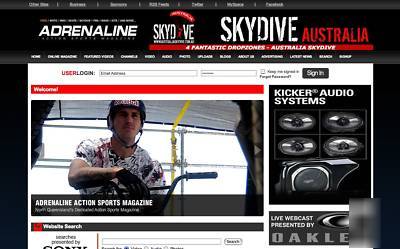 Sports website online videos music photos network
