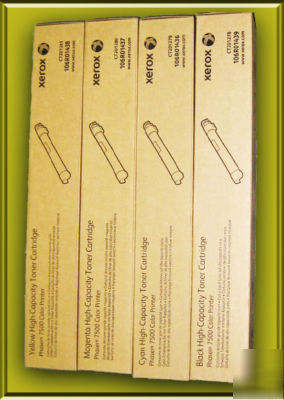 Xerox | phaserâ„¢ 7500 supplies | high cap cymk toner set
