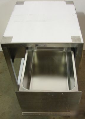 New john boos ss utility cart with drawer, 23